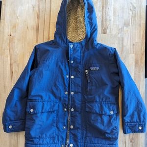Patagonia Boys Winter Jacket Navy Blue Sz XS 5-6